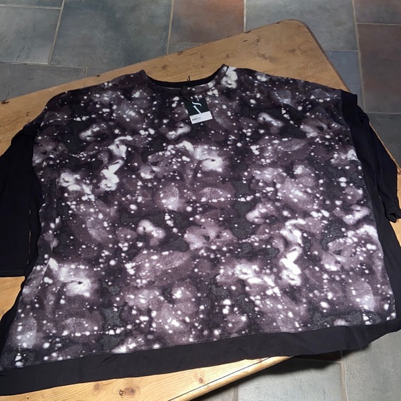 NWT Simply Vera by Vera Wang super soft Sz XXL shirt poncho top long sleeve - Picture 2 of 9